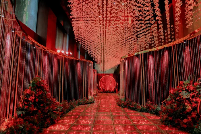 Avadh Engagement event decor