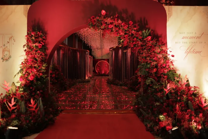 Avadh Engagement event decor