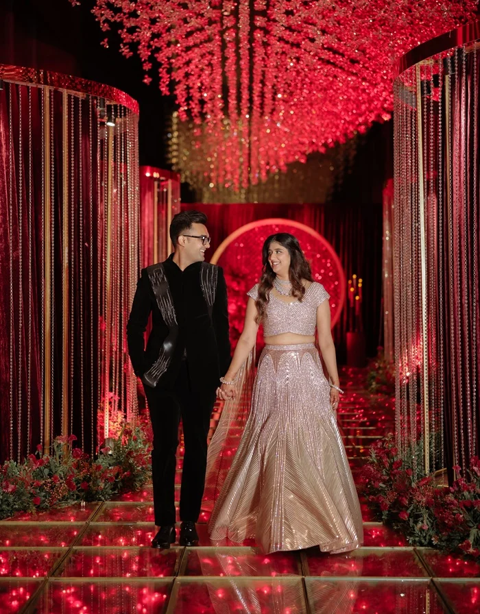 Neha and Karan at their celebration